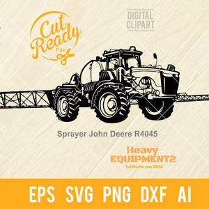 Sprayer R4045 - Special Equipment Stencil Cut File | - Cricut file svg, eps, PNG, DXF HE2