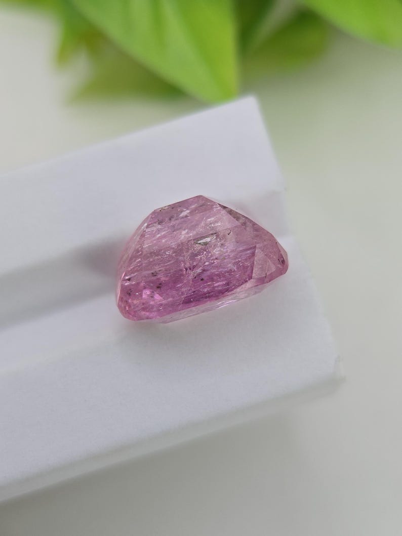 Natural Pink Imperial Topaz Cushion Cut Katlang Pakistan Untreated Loose Gemstone