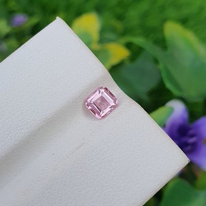 Pink Spinel Stone from Tajikistan Transparent Natural Loose Unheated Untreated Faceted