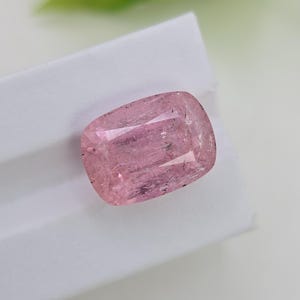 Natural Pink Imperial Topaz Cushion Cut Katlang Pakistan Untreated Loose Gemstone