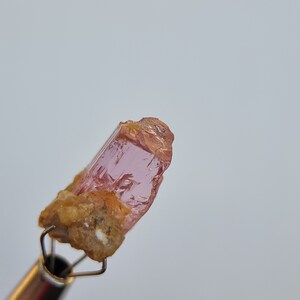 Raw Pink Topaz Crystal Specimen | Sample With Rock | Uncut | Natural | Unheated | Untreated | From Katlang Pakistan