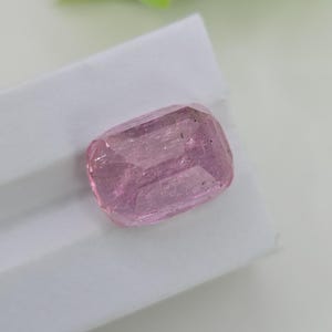 Natural Pink Imperial Topaz Cushion Cut Katlang Pakistan Untreated Loose Gemstone