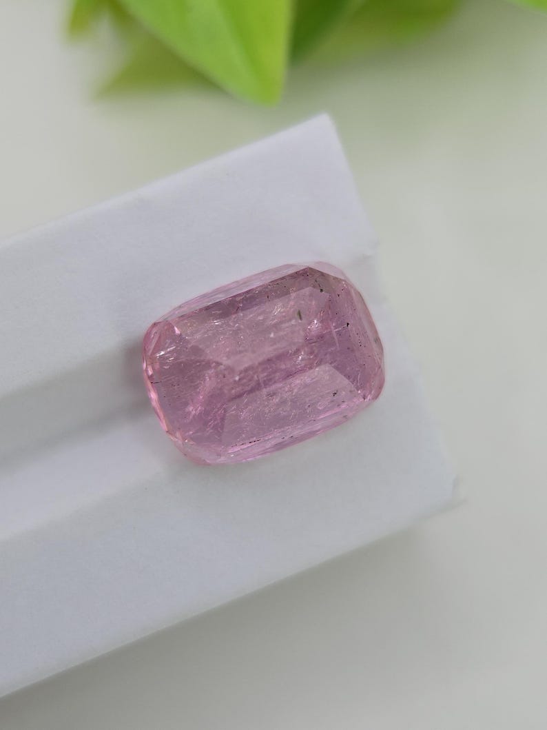 Natural Pink Imperial Topaz Cushion Cut Katlang Pakistan Untreated Loose Gemstone