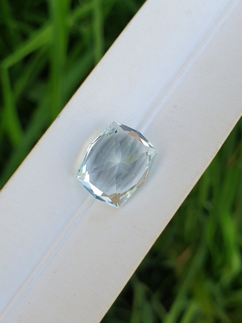 transparent from afghansitan Aquamarine loose light blue natural faceted unheated untreated