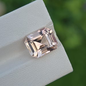 Imperial Topaz Stone | Light Yellow | Emerald Cut | Natural | Unheated | Untreated Loose | Faceted | From Katlang Pakistan