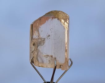 Raw Imperial Topaz Crystal Natural Light Orange Unheated Untreated From Katlang Pakistan