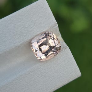 Imperial Topaz Stone | Light Yellow | Cushion Cut | Natural | Unheated | Untreated Loose | Faceted | From Katlang Pakistan