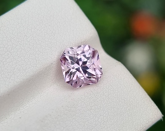 6.50カラット天然ピンクインペリアルトパーズ - スクエアカット宝石