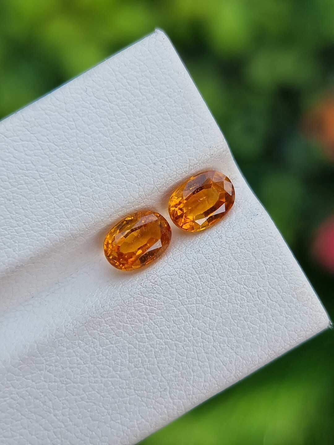 Clinohumite Stone Matching Pair Natural Untreated Loose Faceted ...