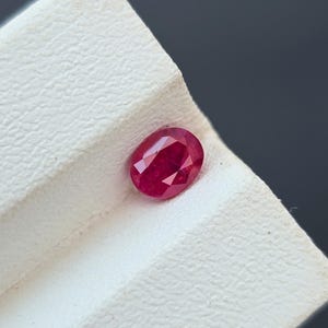 Natural Untreated Ruby Oval Cut Gemstone from Afghanistan – Unheated Loose Stone for Jewelry Making