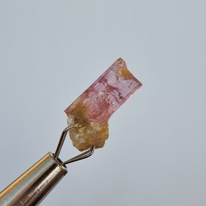 Raw Pink Topaz Crystal Specimen | Sample With Rock | Uncut | Natural | Unheated | Untreated | From Katlang Pakistan