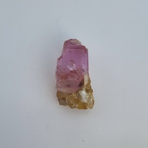Raw Pink Topaz Crystal Specimen | Sample With Rock | Uncut | Natural | Unheated | Untreated | From Katlang Pakistan