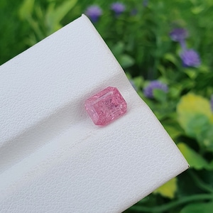 Pink Spinel Stone from Tajikistan Natural Loose Unheated Untreated Faceted
