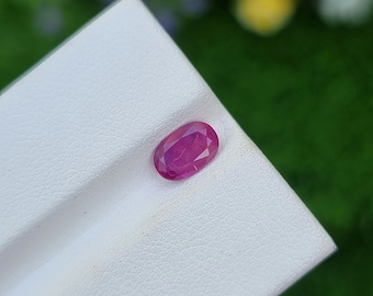Sapphire Stone Pink Color Natural Untreated Unheated Loose Transparent Oval Shape Faceted From Afghanistan
