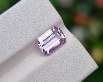 6.50カラット天然ピンクインペリアルトパーズ - スクエアカット宝石