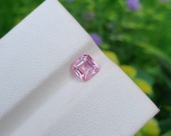 Pedra de espinélio rosa do Tajiquistão, natural, solta, não aquecida, não tratada, facetada