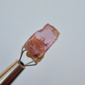 Raw Pink Topaz Crystal Specimen | Sample With Rock | Uncut | Natural | Unheated | Untreated | From Katlang Pakistan