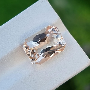 Imperial Topaz Stone | Loupe Clean | Light Orangish Yellow | Unheated Untreated Loose Faceted From Katlang Pakistan