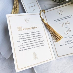 Fairytale Storybook Wedding Invitation (customisable) image 5