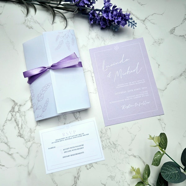 Vellum Wedding Invitations Etsy UK