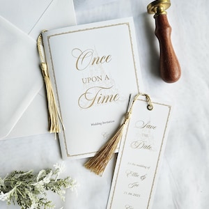 Fairytale Storybook Wedding Invitation (customisable) image 3