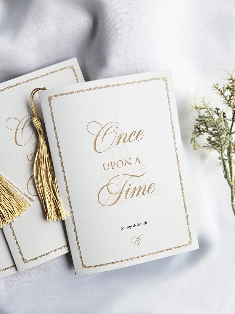Fairytale Storybook Wedding Invitation (customisable) image 4