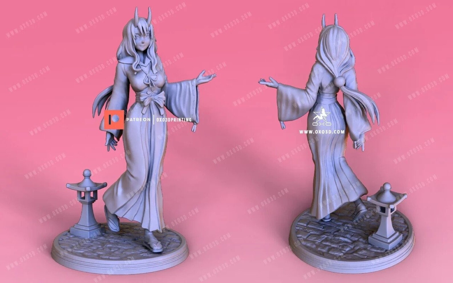Shuna UNPAINTED by OXO3D Anime Figure for Display Dnd 5e Etsy Australia