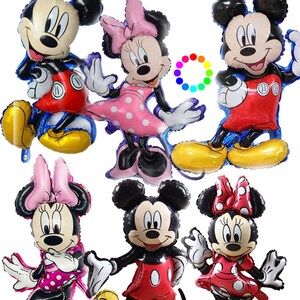112*64cm Cartoon Mickey Minnie Foil Ballons Birthday Party Decoration 