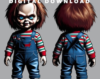 Chucky png , Chucky Horror movie png, clip art Halloween png, Cricut png Files , Childs play design, Digital File, t-shirt, sublimation