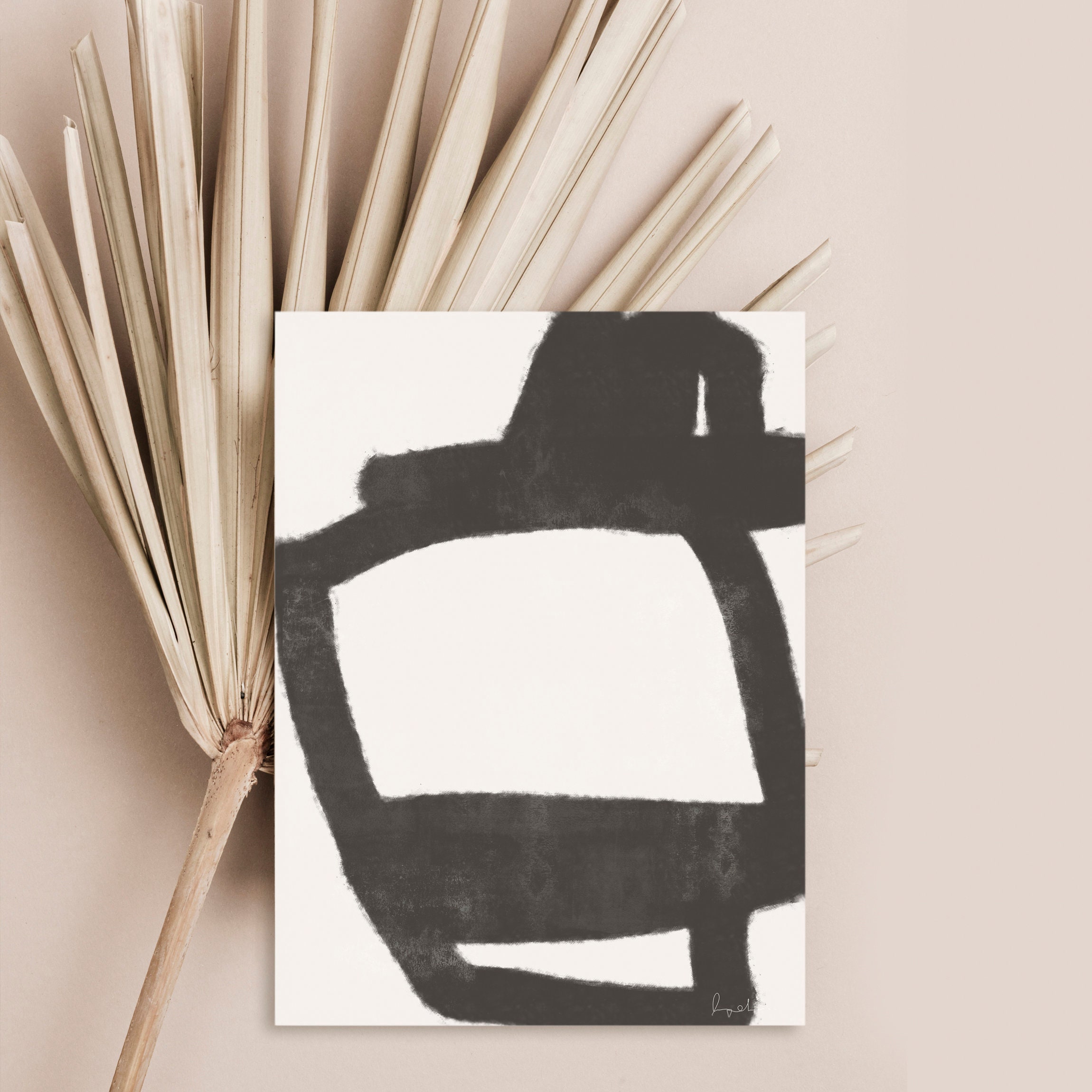 Arte de la sala de estar grande arte de la pared escandinavo | Etsy