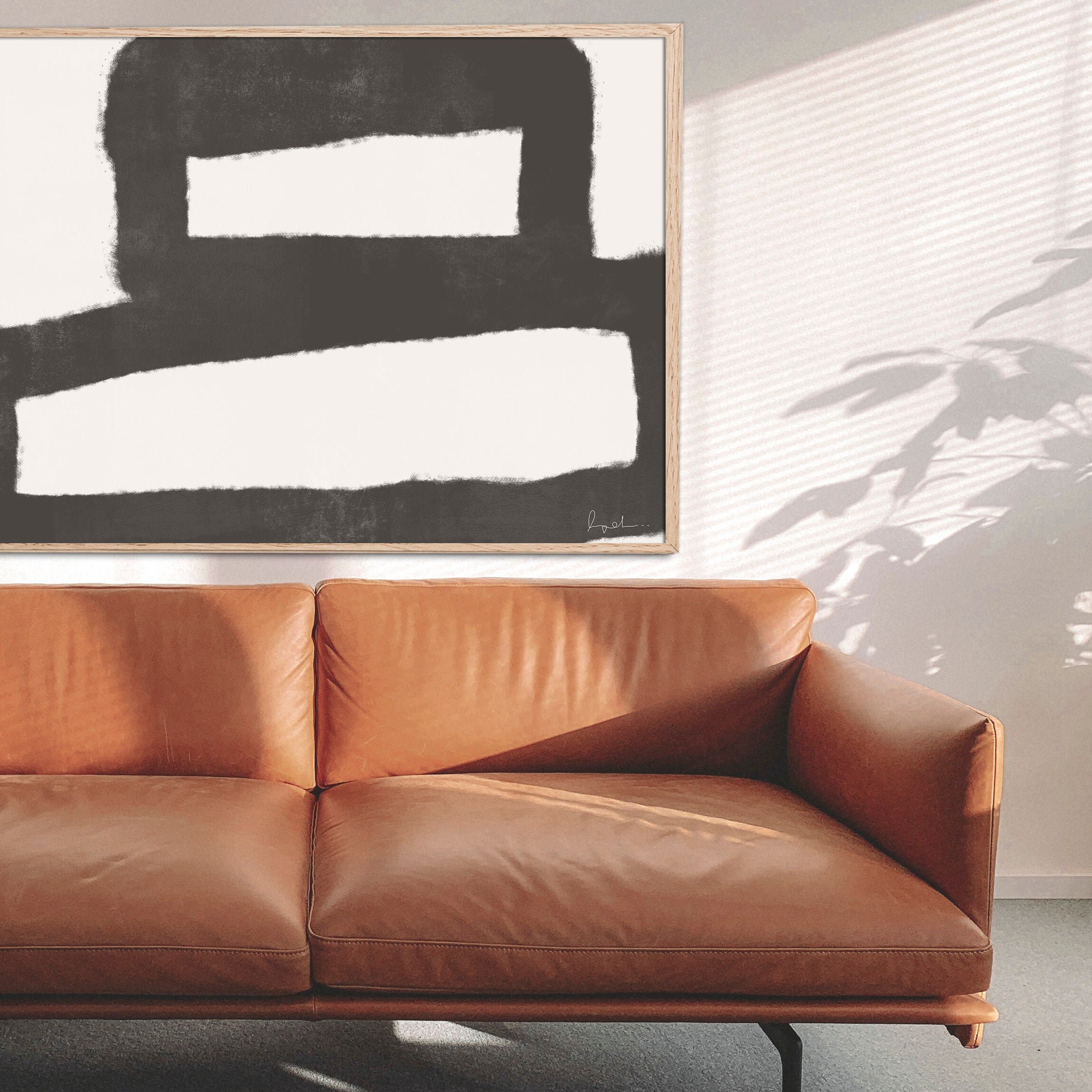 Large Abstract Print Horizontal Wall Art Minimalist Print Etsy UK