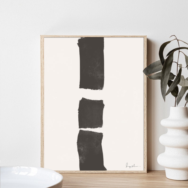 Black White Print Set 2 Prints Wall Art Large Print 30x40 | Etsy