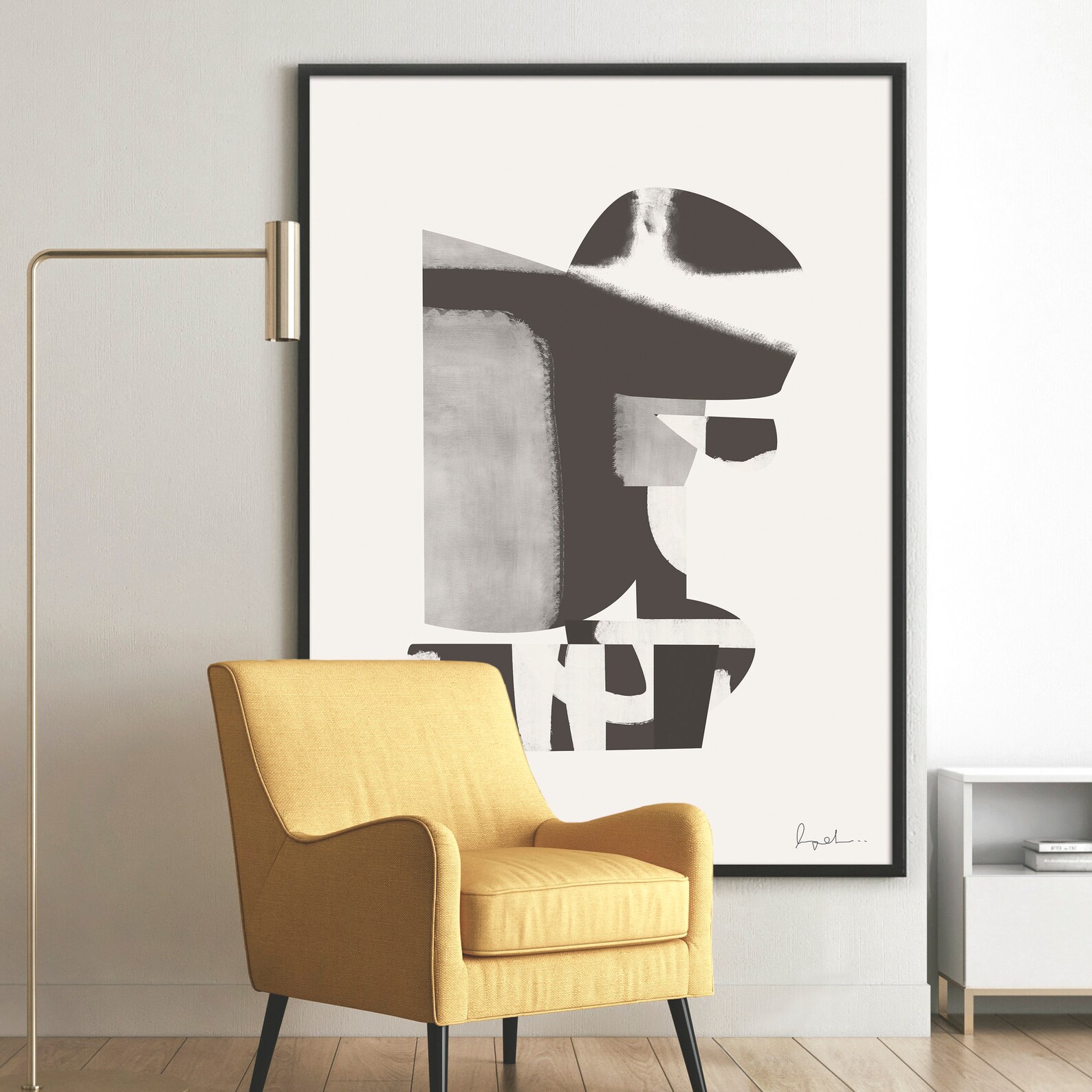 Black And Gray Wall Art