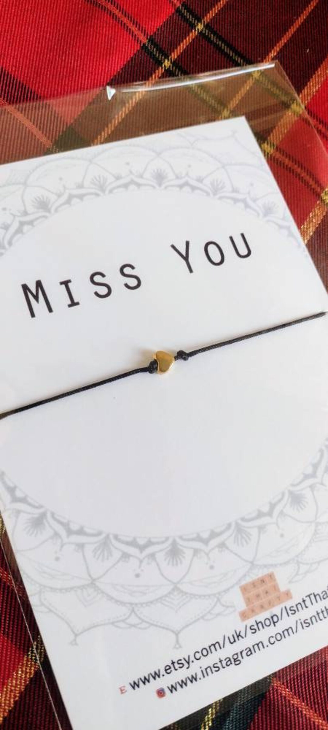 Miss You Wish Bracelet Miss You Bracelet Miss You Gold Charm Etsy
