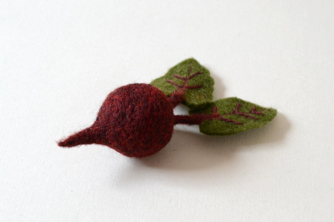 Felted Beetroot Great Vegetable for Kids Play Kitchens Table, Pretend ...