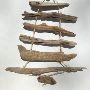 Nature Lovers Gift-Driftwood-Housewarming- Beach Tree Garlands-Handmade Wall Art-Office warming-Coastal rustic home-Ocean House-Relaxing