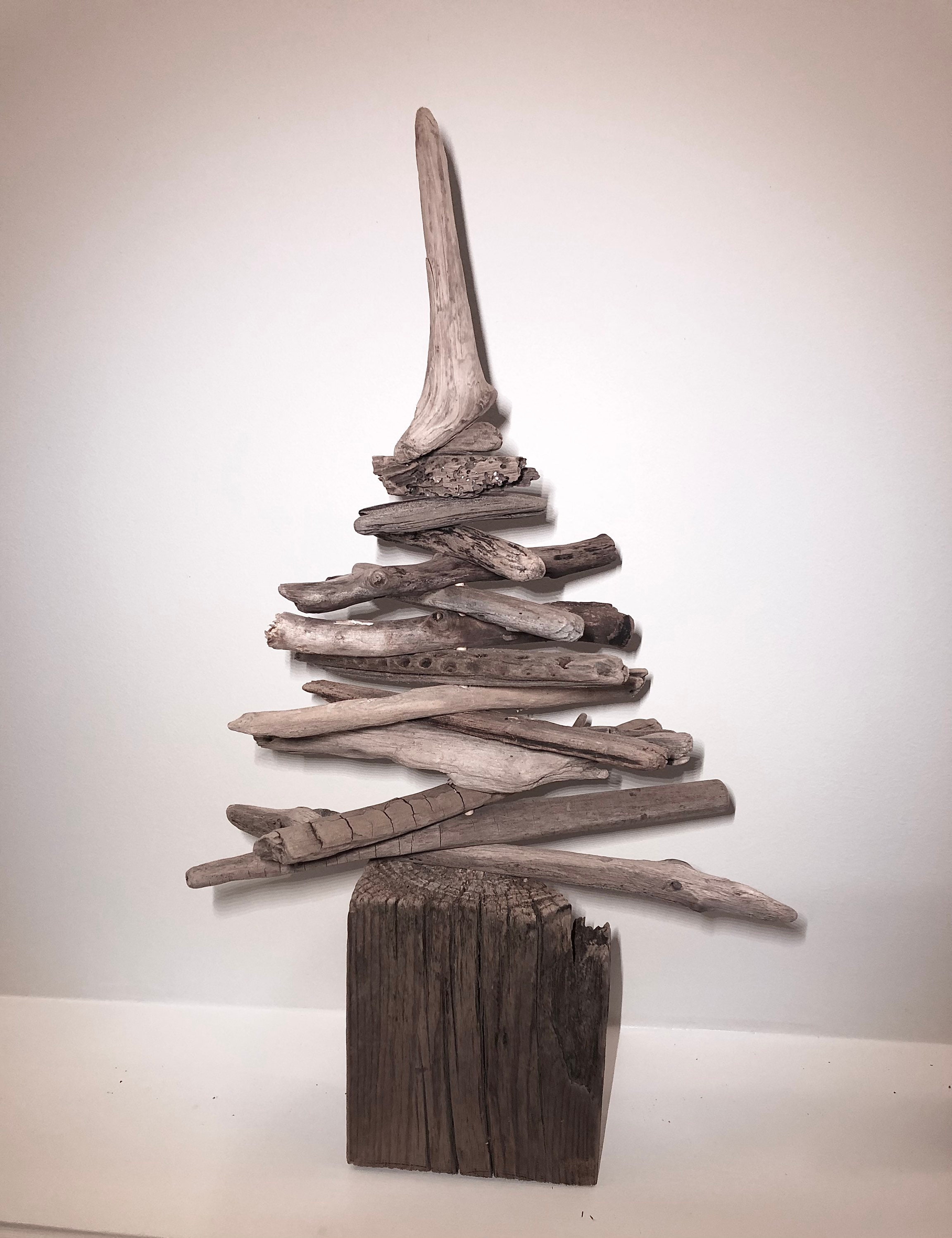 23' Driftwood  Tree-Ocean Gift-Nature Holidays decorations-Housewarming-Cape Cod House-Pure  Style-Grayish color-Rustic house-ocean sun sand