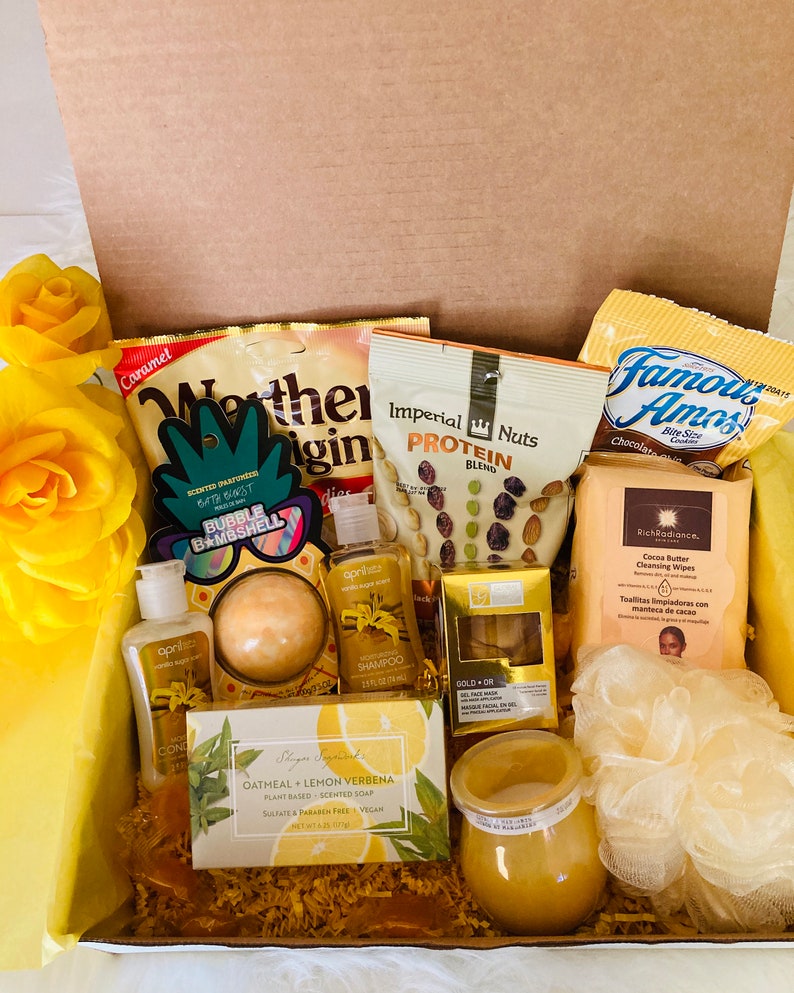 Sending You Sunshine Snack Box Thinking of You Gift Thank Etsy