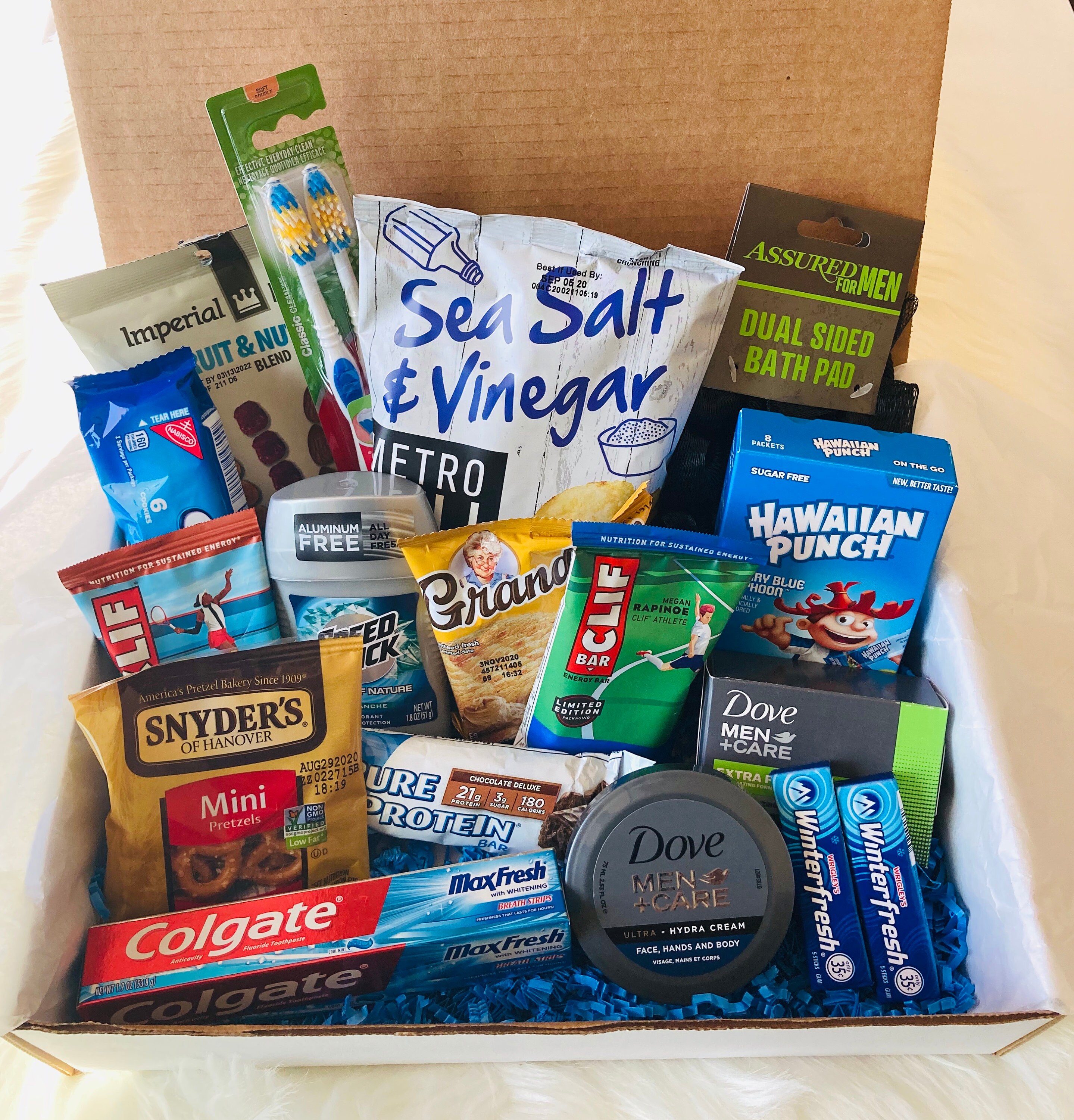 Gift Box for men Happy Birthday Box Friend Gift Coworker Etsy