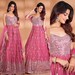 Georgette Embroidery Work Designer Party Wear Bollywood Bridal Gown Full Stitch For Women, Indian Wedding Gown, Bridesmaid Gown & Dupatta 