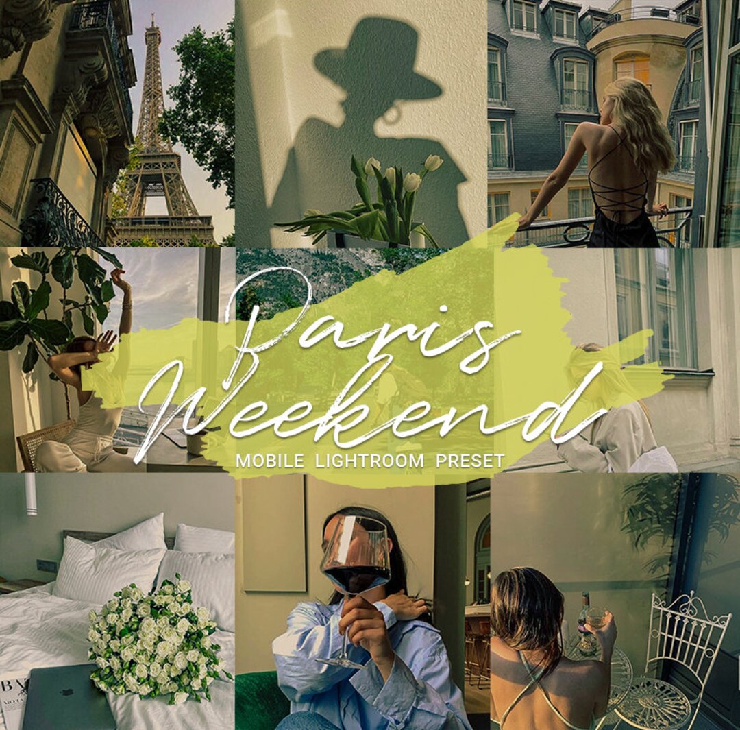 PARIS WEEKEND PARIS Mobile Preset Instagram Photo Filter - Etsy