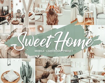 HOME PRESETS - Home Mobile Preset - Instagram Photo Filter - Blogger Mobile Preset - Instant Download - Lightroom Presets