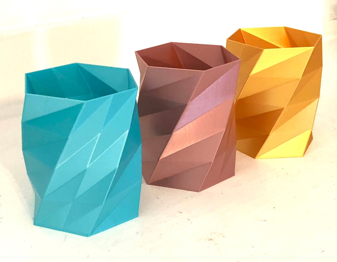 3D Printed Pen Holder Desk Organizer Etsy