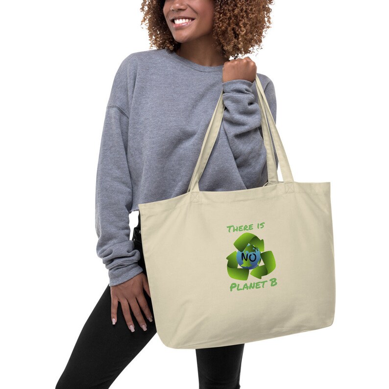 Reduce Eco Friendly Gift women/'s large tote bag Large Eco tote bag No Planet B tote Women/'s gift Reuse Recycle tote bag