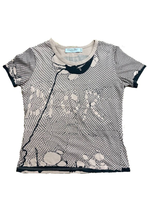 Vintage Christian Dior logo top by John Galliano
