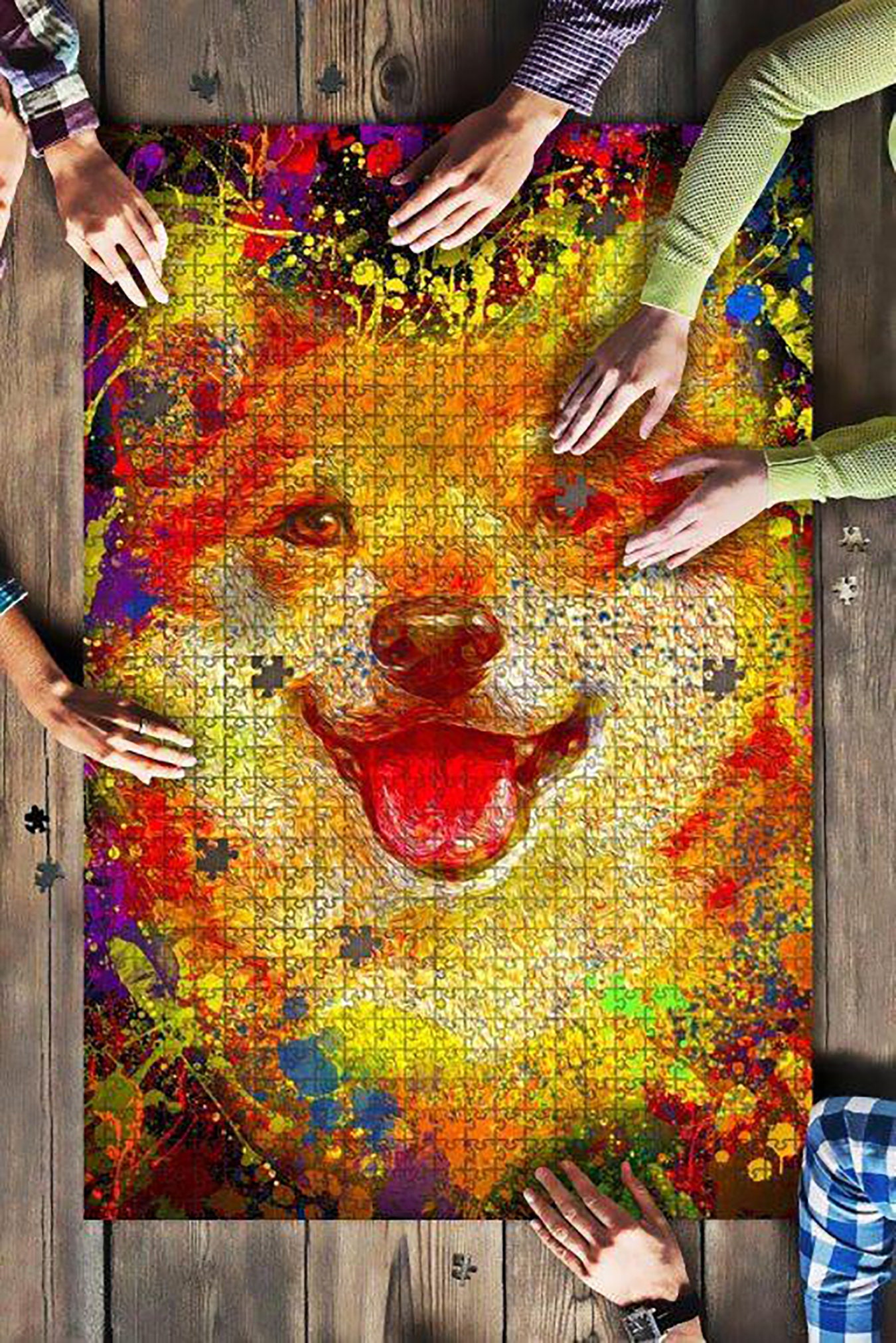 Puzzle Dificil Puzzle De Madera Nutria Europea 1000 Piezas