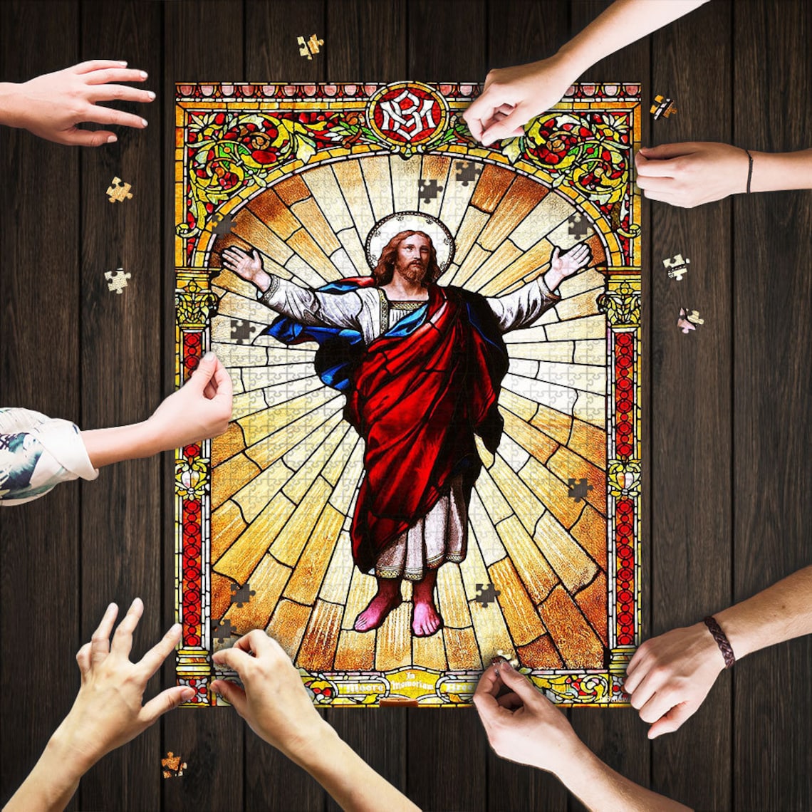 Jesus Christ Jigsaw Puzzle Qnn98f 500 1000 pieces Puzzle | Etsy