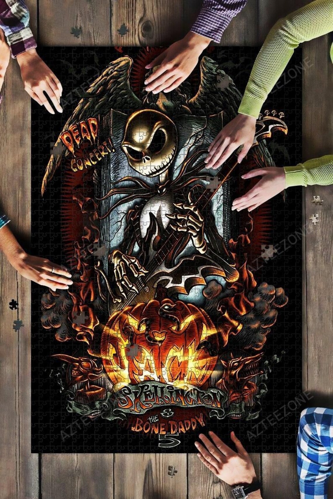 5001000 Jack Skellington Jigsaw Puzzle Etsy