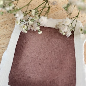 Handmade Brown Forest Watercolor with Unique Pigment for Art and Hobbies