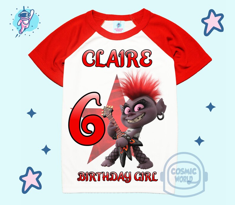 QUEEN BARB Troll Personalized Shirt Party Birthday Custom Gift Etsy